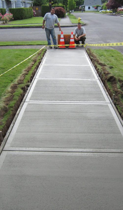 Concrete sidewalk installation Ann Arbor MI